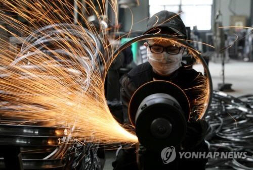 중국 항저우의 한 자전거 공장[로이터=연합뉴스]